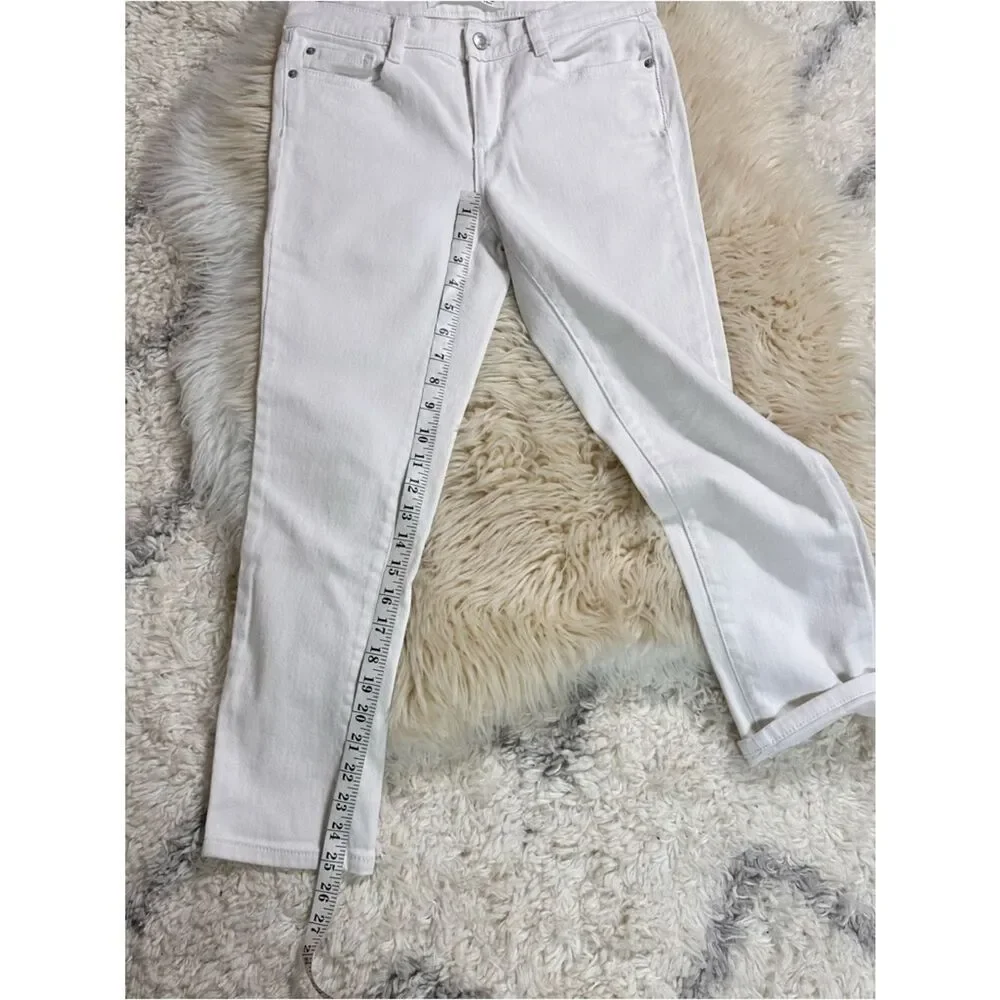 Joe Fresh White High-Rise Jeans